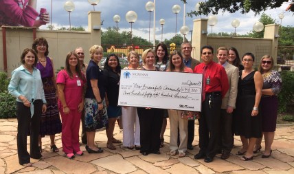 McKenna Foundation check presentation