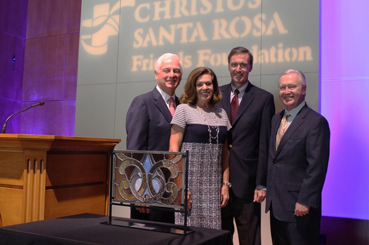 From left: Bill and Margie Klesse, Chris Lowney, and John Bel