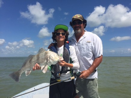 Michael Dominguez with dad